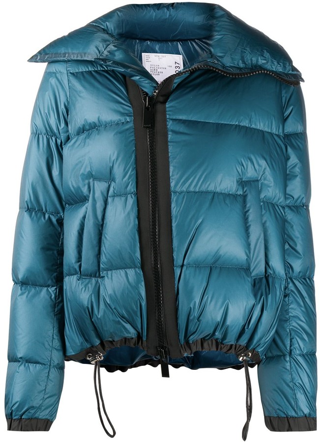sacai down coat
