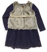 Thumbnail for your product : Lili Gaufrette Baby's Faux Fur Vest