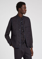Thumbnail for your product : Paul Smith Dark Navy Stripe Quilted Wool Gilet