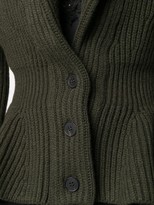 Thumbnail for your product : Alexander McQueen Peplum Ribbed Cardigan