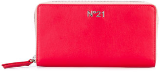 No.21 logo plaque wallet