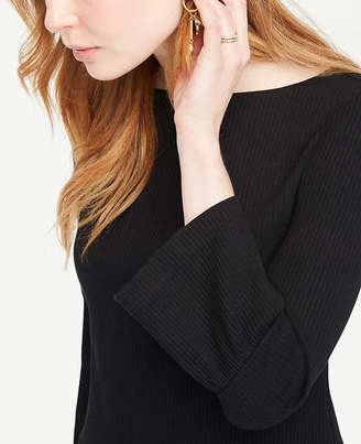 Ann Taylor Petite Fluted Sleeve Top