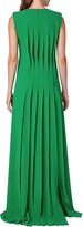 Thumbnail for your product : Akris Pleated Silk Crêpe de Chine Gown