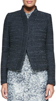 Thumbnail for your product : O'2nd Stand-Collar Tweed Jacket