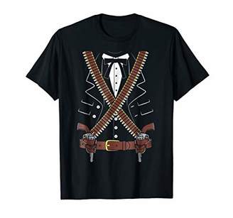 Western Sheriff Outlaw Gunslinger Halloween Costume T-Shirt