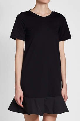 Moncler Cotton Dress with Self-Tie Back
