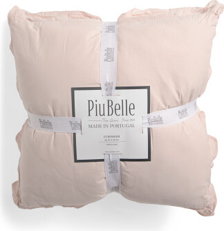 TJMAXX 2Pk Gauze Textured Euro Pillows, Cotton/Polyester