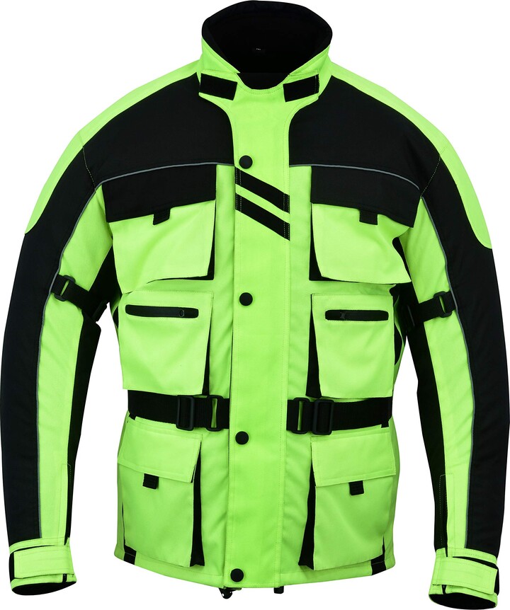 Modernage Motorcycle Jacket 6 Pockets Men's Riding Textile Racing