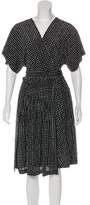 Thumbnail for your product : Diane von Furstenberg Polka Dot Wrap Dress