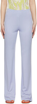 Thumbnail for your product : Emilio Pucci Purple Silk Trousers