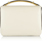 Thumbnail for your product : Marni Glossed-leather shoulder bag