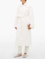 Thumbnail for your product : The Row Efo Stonewashed Linen-blend Trench Coat - Womens - White