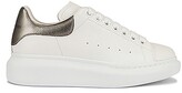 Thumbnail for your product : Alexander McQueen Leather Platform Sneakers in White