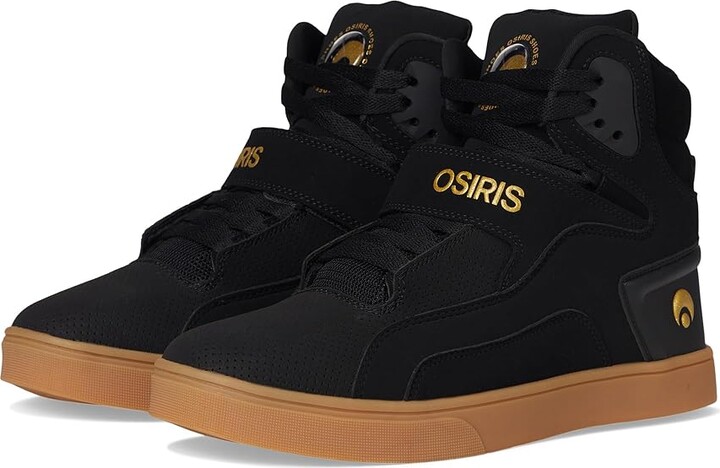 Osiris Rize Ultra Men's Shoes Black/Gold/Gum : 7 D - Medium, Synthetic