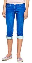 Thumbnail for your product : JCPenney Cropped Contrast Cuff Jeans