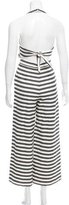 Thumbnail for your product : Mara Hoffman Striped Sleeveless Jumpsuit w/ Tags