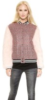 Thumbnail for your product : MSGM Boucle Bomber Jacket