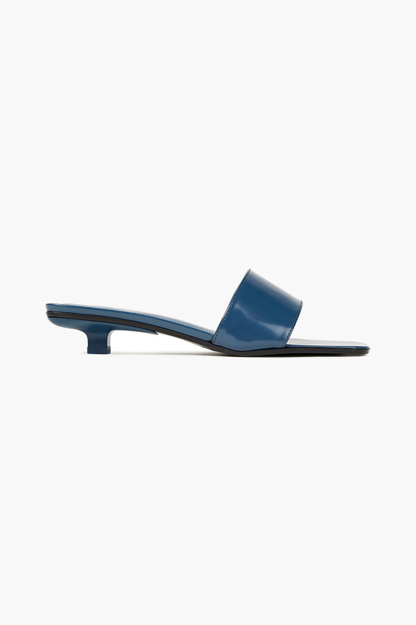 【送料&関税込】BY FAR brad Mules Block Heel Leather Mules | Dear Frances