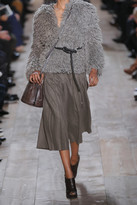Thumbnail for your product : Michael Kors Pleated stretch-wool culottes