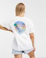 Thumbnail for your product : Volcom White Flash back logo t shirt in white