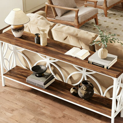 Orren Ellis American country style simple console table