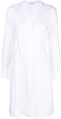 Calvin Klein Women's White Dresses | ShopStyle
