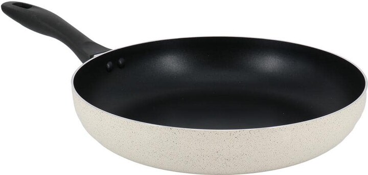 Oster Clairborne 12 Inch Round Nonstick Aluminum Frying Pan in Linen