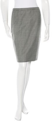 Valentino Houndstooth Mini Skirt