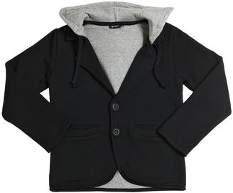 Yporqué Hooded Cotton Sweatshirt Jacket