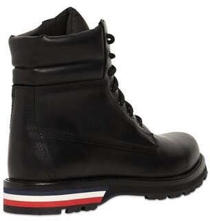 Moncler Vancouver Leather Ankle Boots