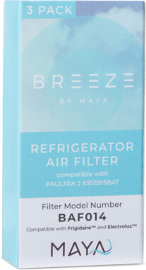 Maya Breeze By Paultra2 Replacement Refrigerator Air Filter, Compatible with Pureair Ultra 2