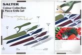 Thumbnail for your product : Salter Colour Collection 6-Piece Knife Set