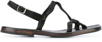 Dimissianos & Miller - sling-back flat sandals - men - Calf Leather/Leather - 43