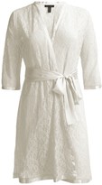 Thumbnail for your product : Midnight by Carole Hochman Lace Wrap Robe - Elbow Sleeve (For Women)