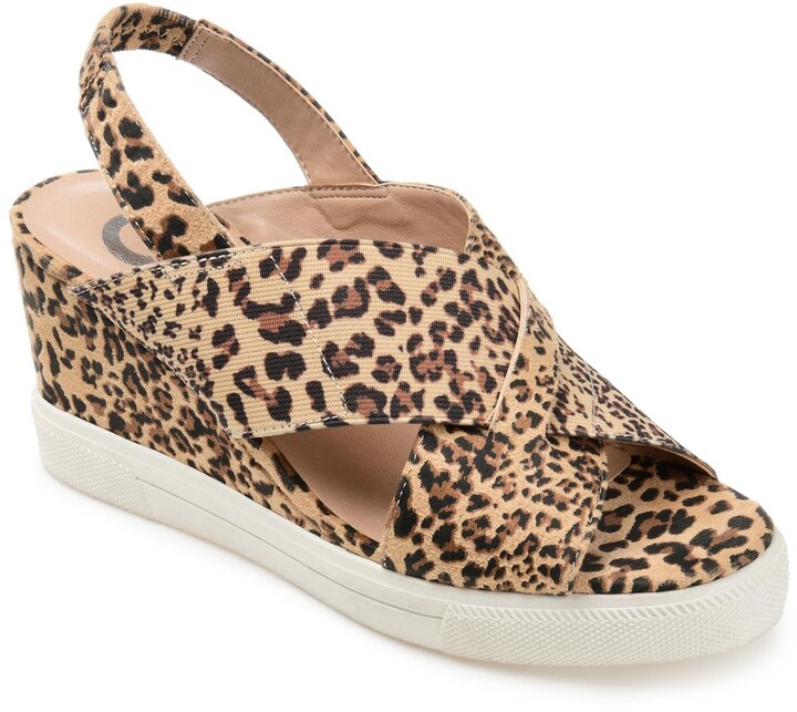 leopard 3 inch heels