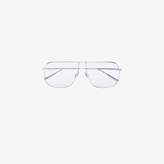 Thumbnail for your product : Ambush Silver clear lens full square sunglasses