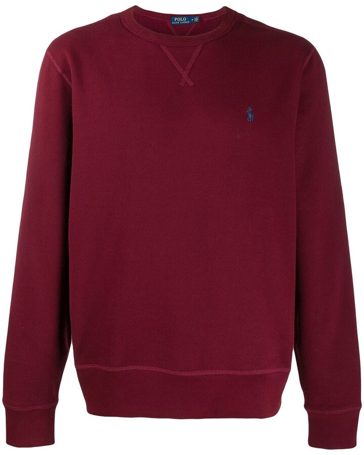 Polo Ralph Lauren Embroidered Logo Jumper - ShopStyle Crewneck Sweaters