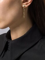 Thumbnail for your product : Yoko London 18kt yellow gold Trend diamond earrings