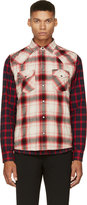 Thumbnail for your product : Diesel Red Contrasting Plaid S-Tor Shirt