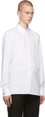 Raf Simons White Logo Slim Fit Shirt
