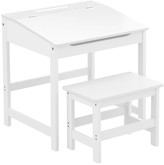 Thumbnail for your product : Premier Housewares Kids Desk And Stool SetWhite