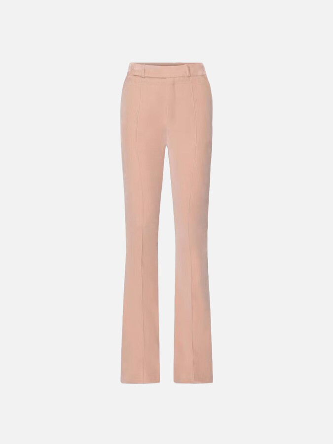 Women's Milorsy Corduroy Velvet Flare Pants In Light Pink