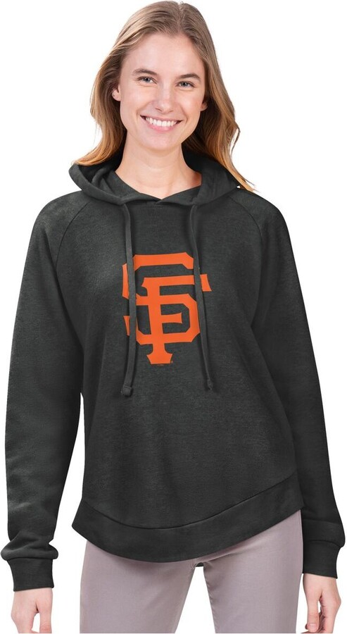 G-iii 4her By Carl Banks G-Ill 4Her by Carl Banks Women'sÂ  Charcoal San Francisco Giants Jordan Angel Raglan Fleece Pullover Hoodie