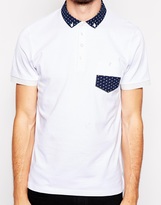 Thumbnail for your product : ASOS Smart Polo Shirt With Woven Trims