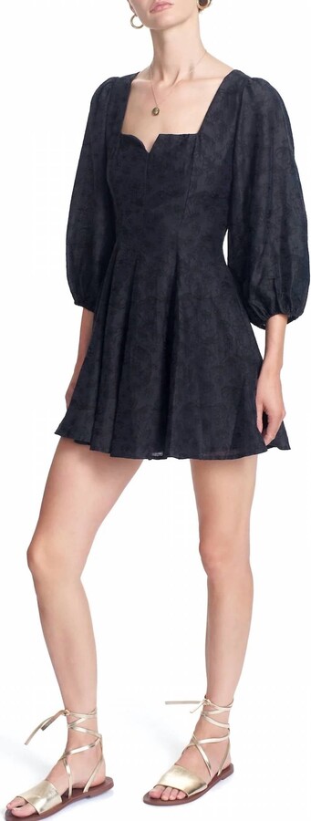 Corey Lynn Calter Odette Mini Dress In Black