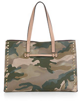 Thumbnail for your product : Valentino Camouflage Mixed-Media Shopper