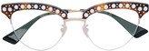 Thumbnail for your product : Gucci Eyewear Cat Eye Glasses