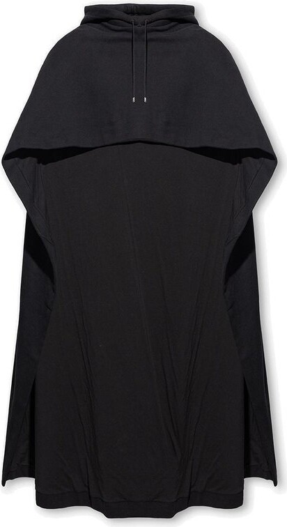 Saint Laurent Drawstring Hooded Cape