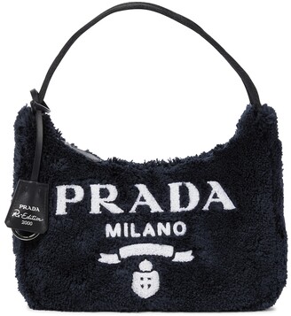 Prada Re-Edition 2000 faux fur shoulder bag