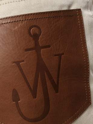 J.W.Anderson leather pocket jeans